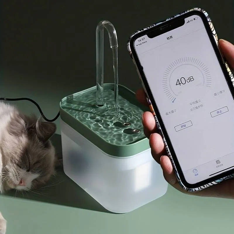 1.5L Cat Water Fountain Pet Water Dispenser