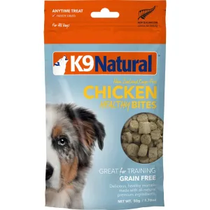 20% OFF: K9 Natural Healthy Bites Chicken Freeze-Dried Dog Treats 50g