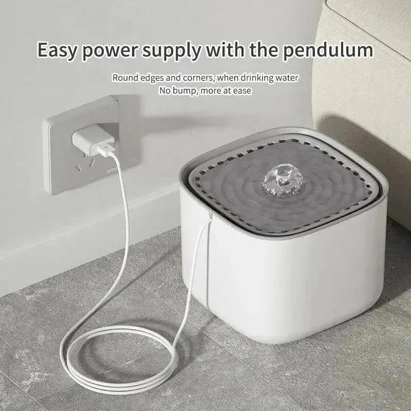 3L Pet Water Fountain & Feeder