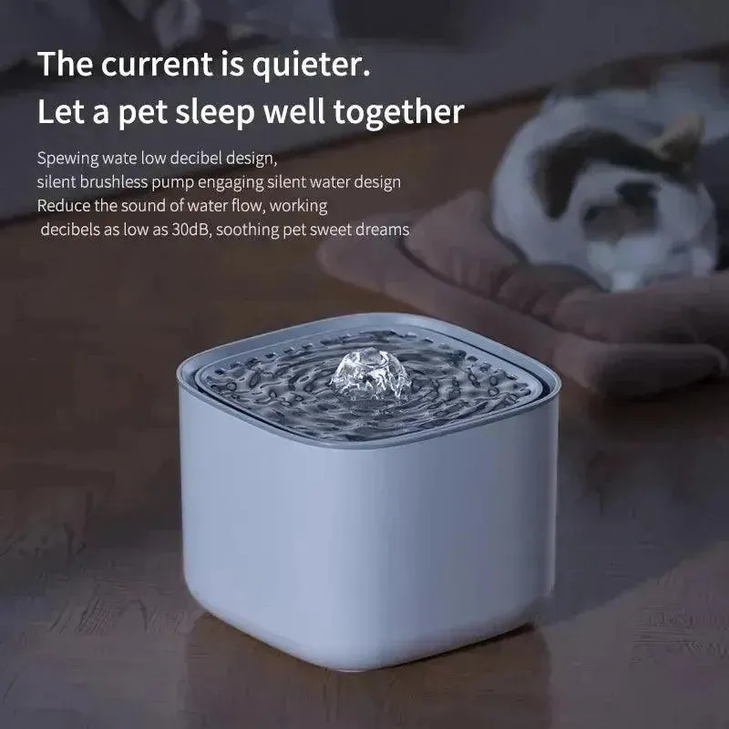 3L Pet Water Fountain & Feeder