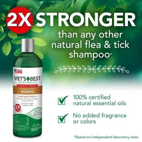 Advanced Strength Natural Flea   Tick shampoo