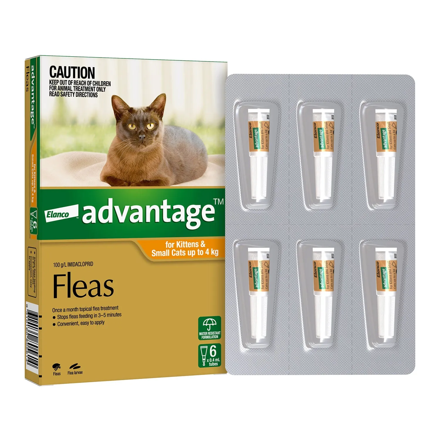 Advantage Flea Treatment for Kittens & Small Cats 0-4kg