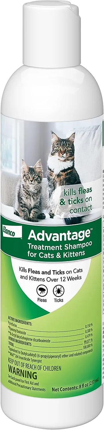 Advantage Treatment Shampoo for Cats & Kittens, 8 oz