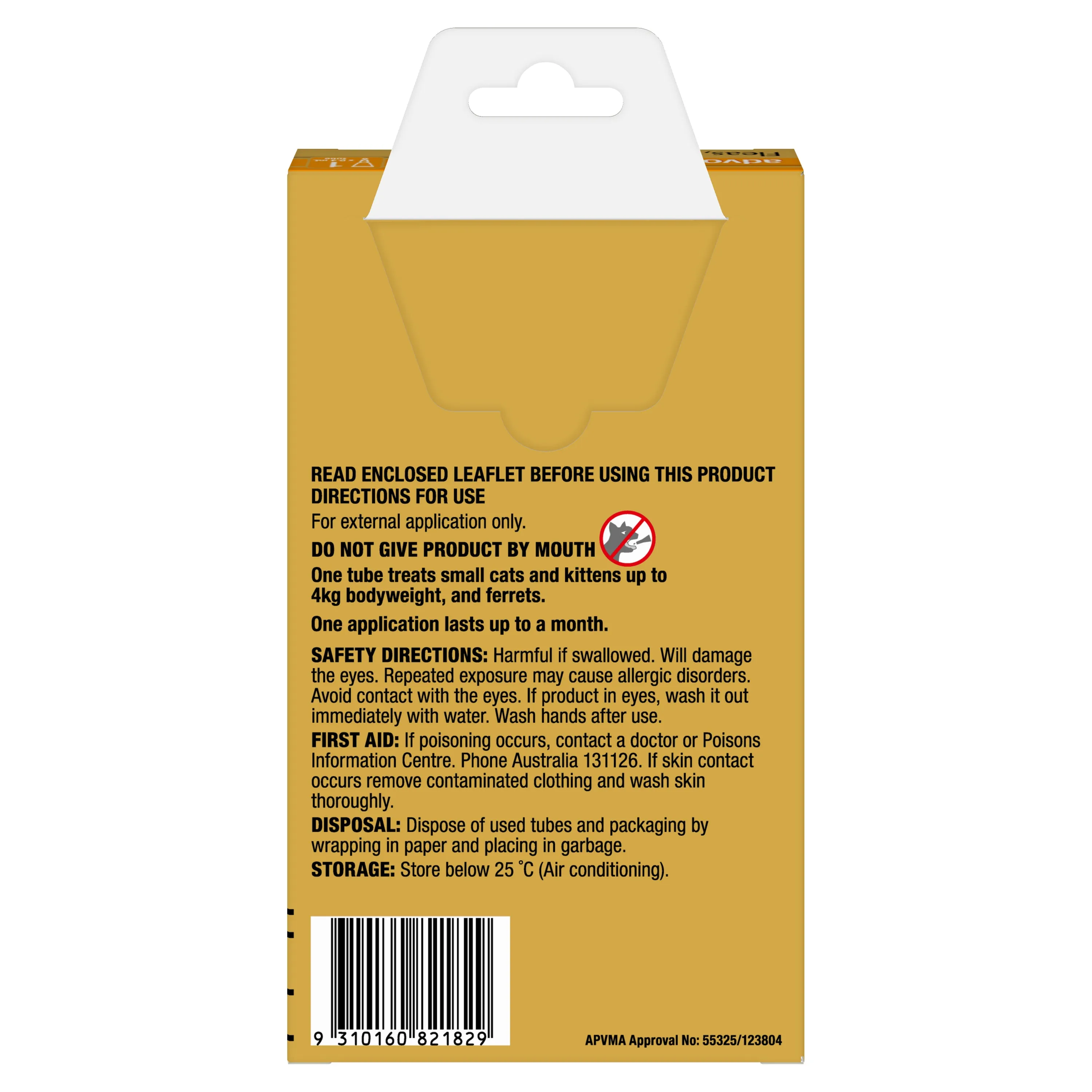 Advocate - Cat up to 4kg (1pk)