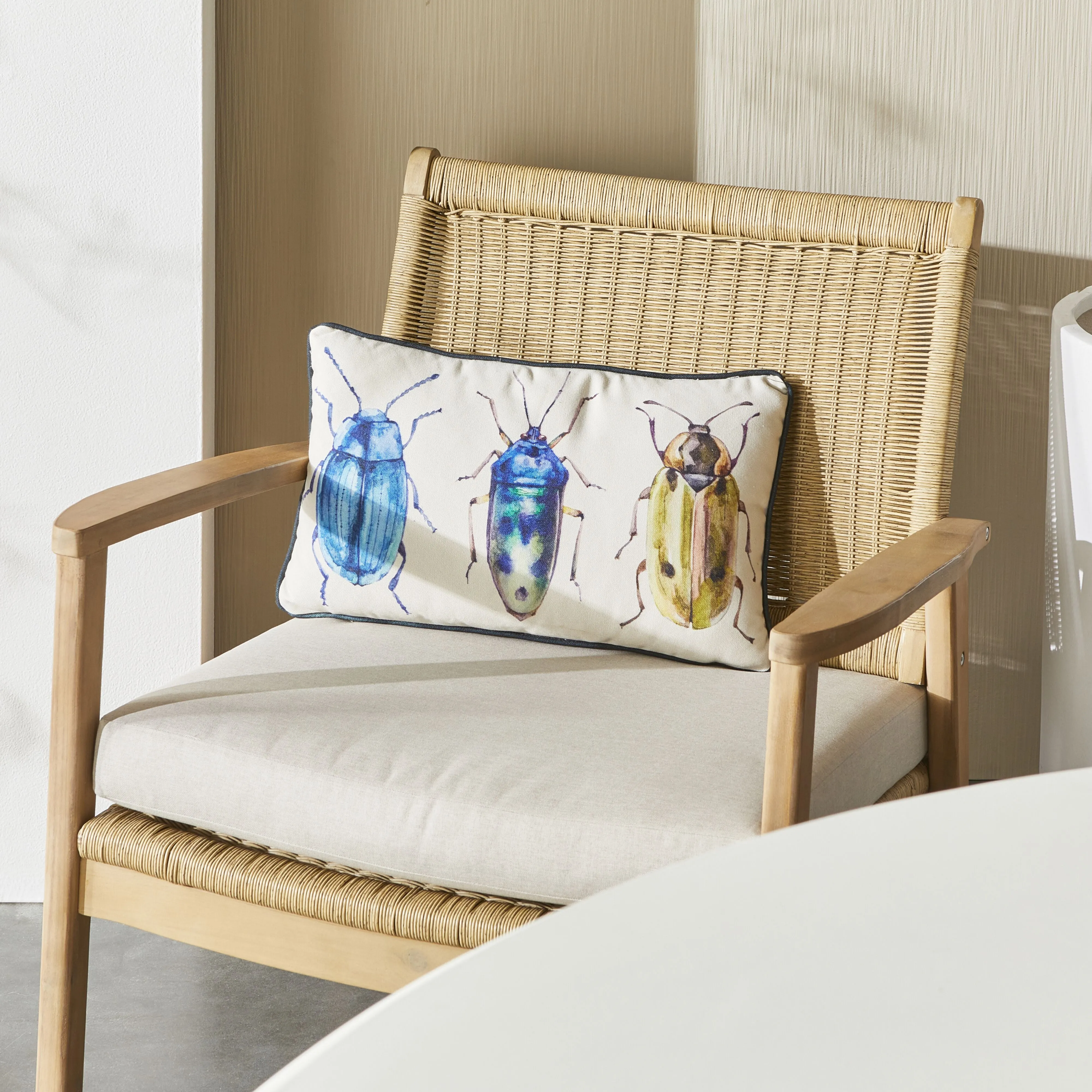 Aruba Outdoor Indoor Bugs Cushion 50x30cm