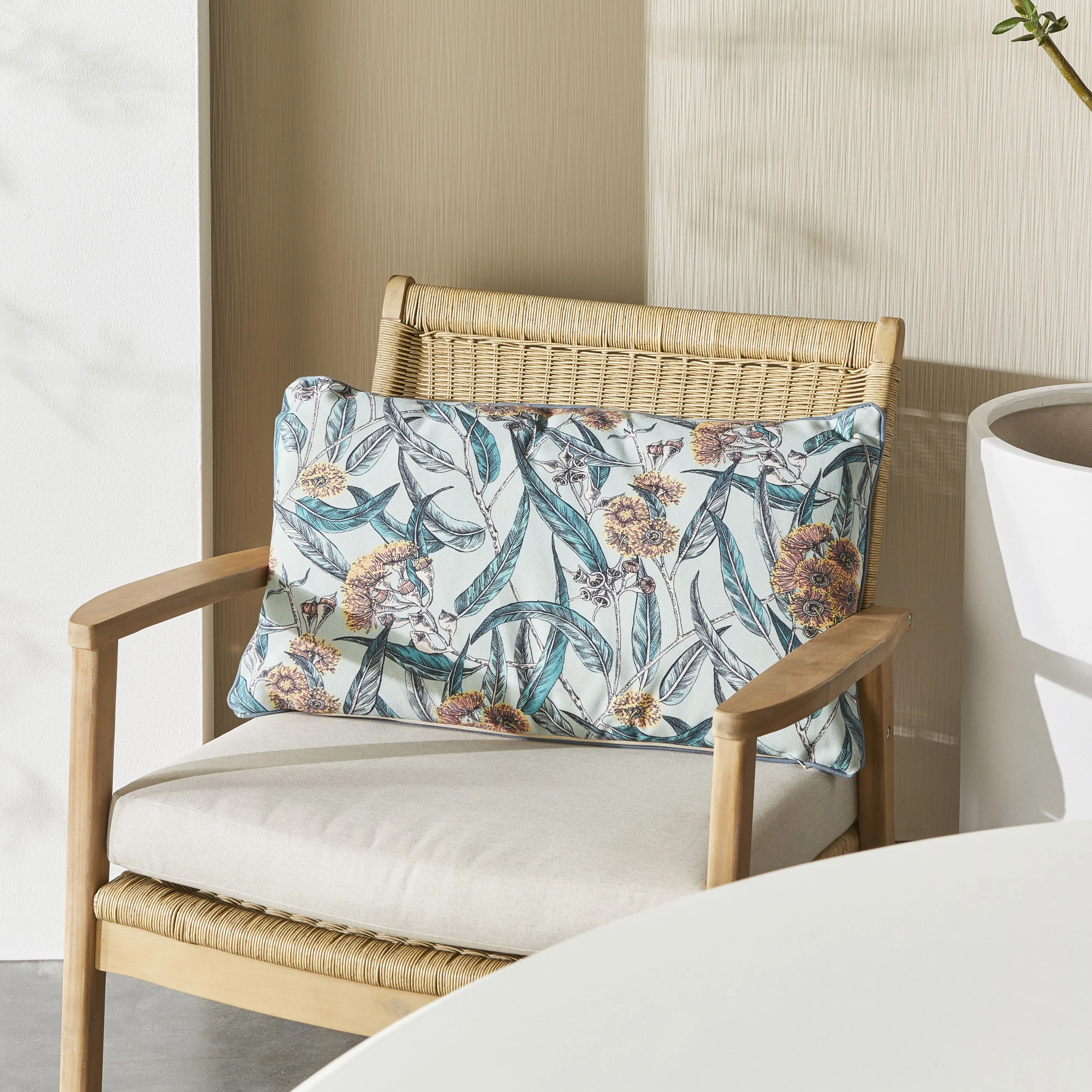 Aruba Outdoor Indoor Orange Gum Nut Cushion 70x40cm