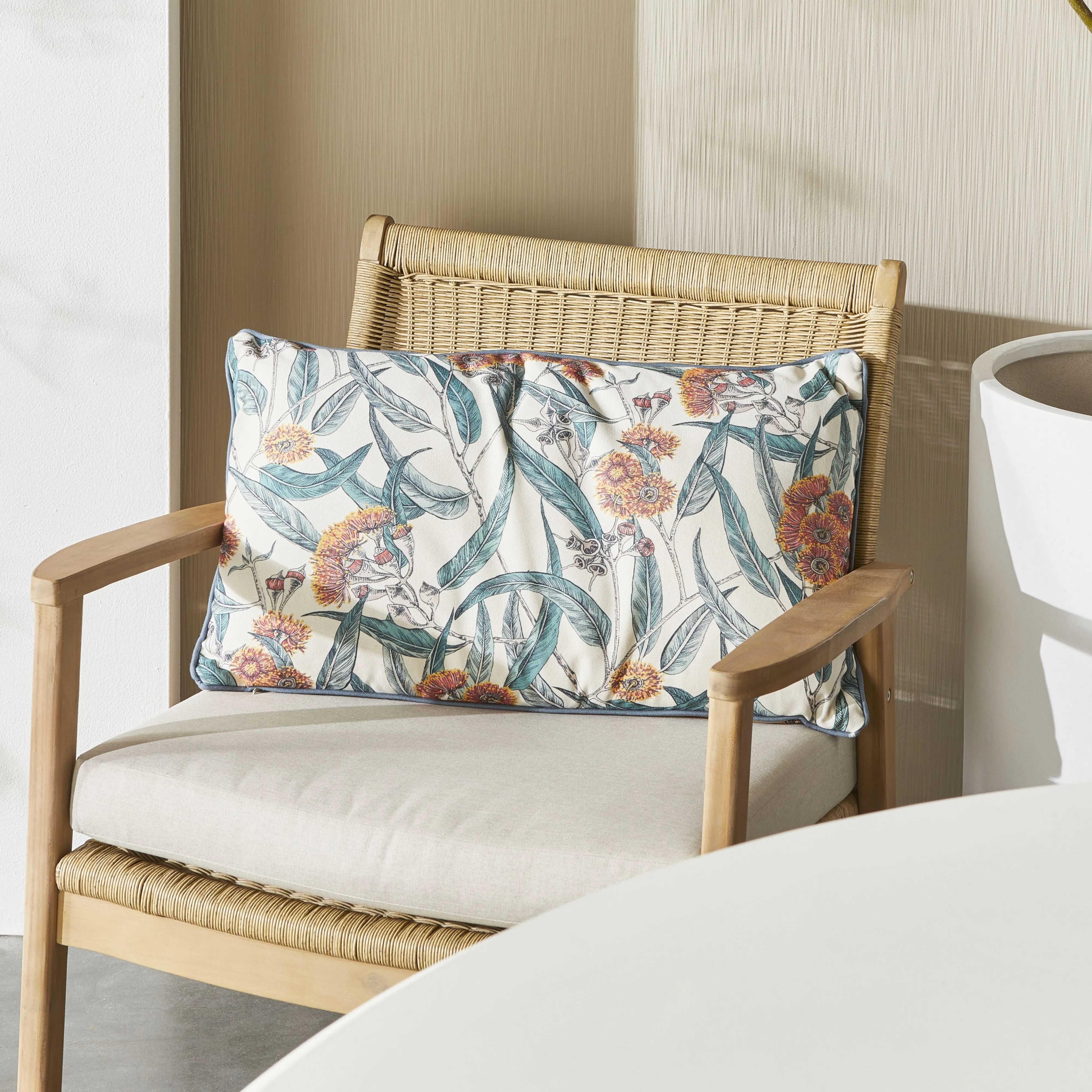 Aruba Outdoor Indoor Orange Gum Nut Cushion 70x40cm
