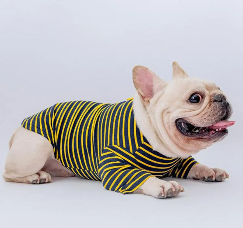 Autumn and winter cotton stretch corduroy four-legged overalls pet clothes