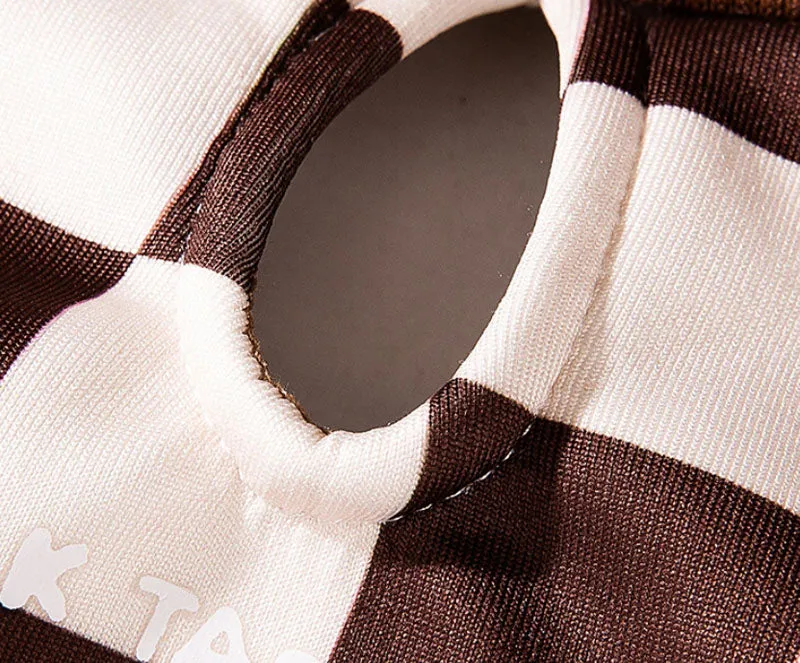 Autumn and winter trendy cool style dog plaid print hamburger French bulldog sweatshirt fat dog pug bulldog pet dog clothes
