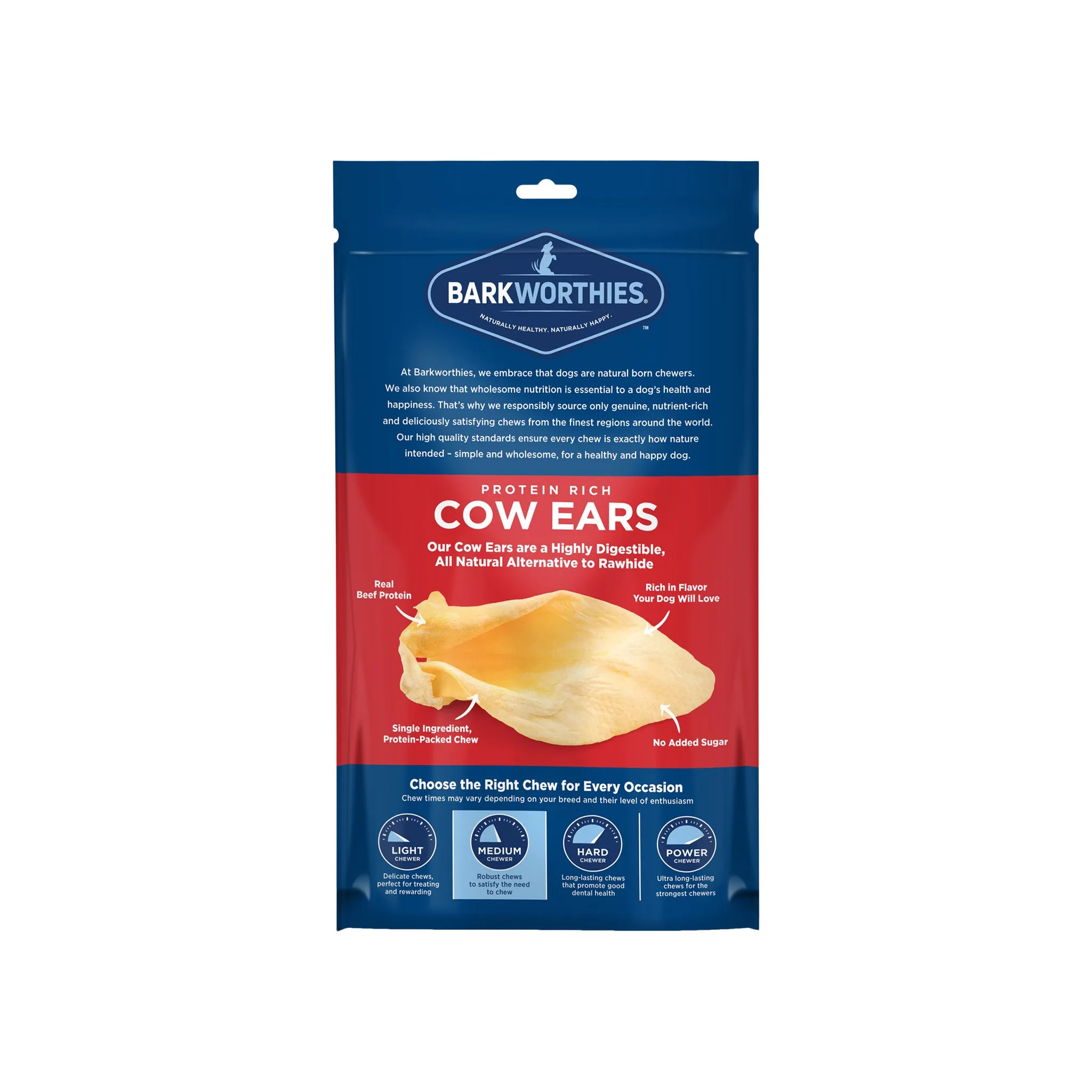 Barkworthies Cow Ears for Dogs