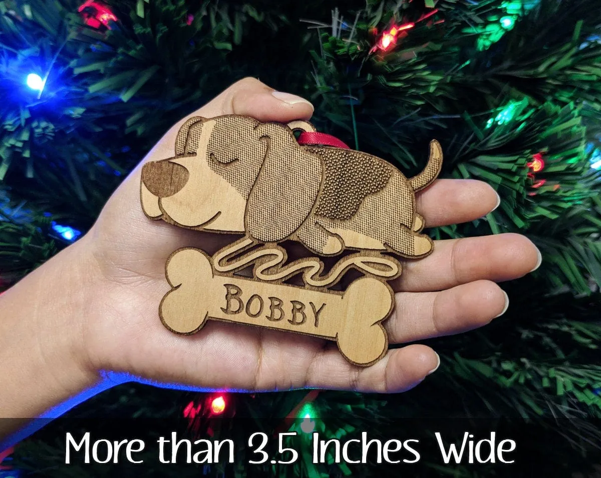 Beagle Keepsake Best Friend Dog Ornament Puppies First Christmas Gift for Kids Rescue Adoption Present Idea from Parents Childs First Pet