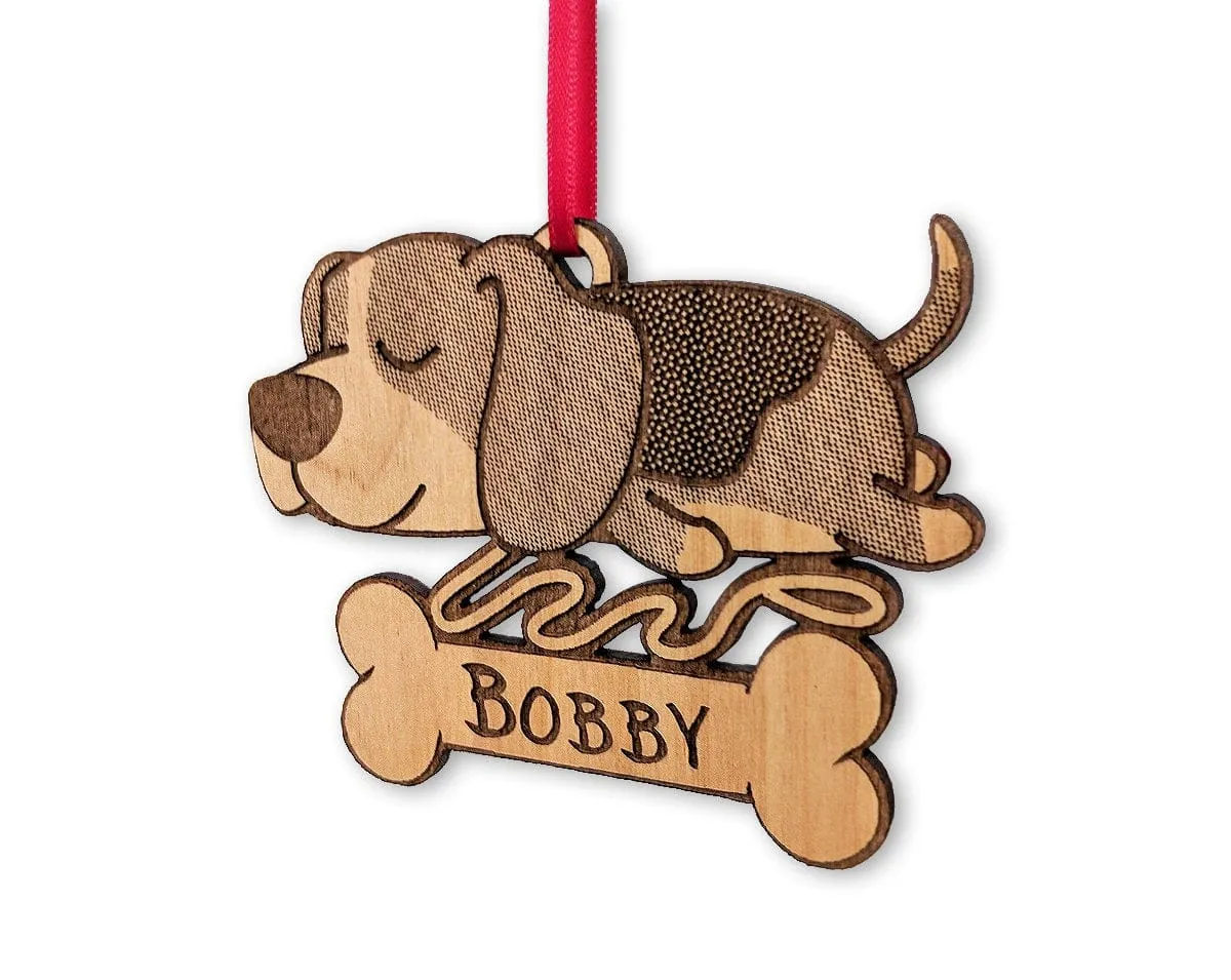 Beagle Keepsake Best Friend Dog Ornament Puppies First Christmas Gift for Kids Rescue Adoption Present Idea from Parents Childs First Pet
