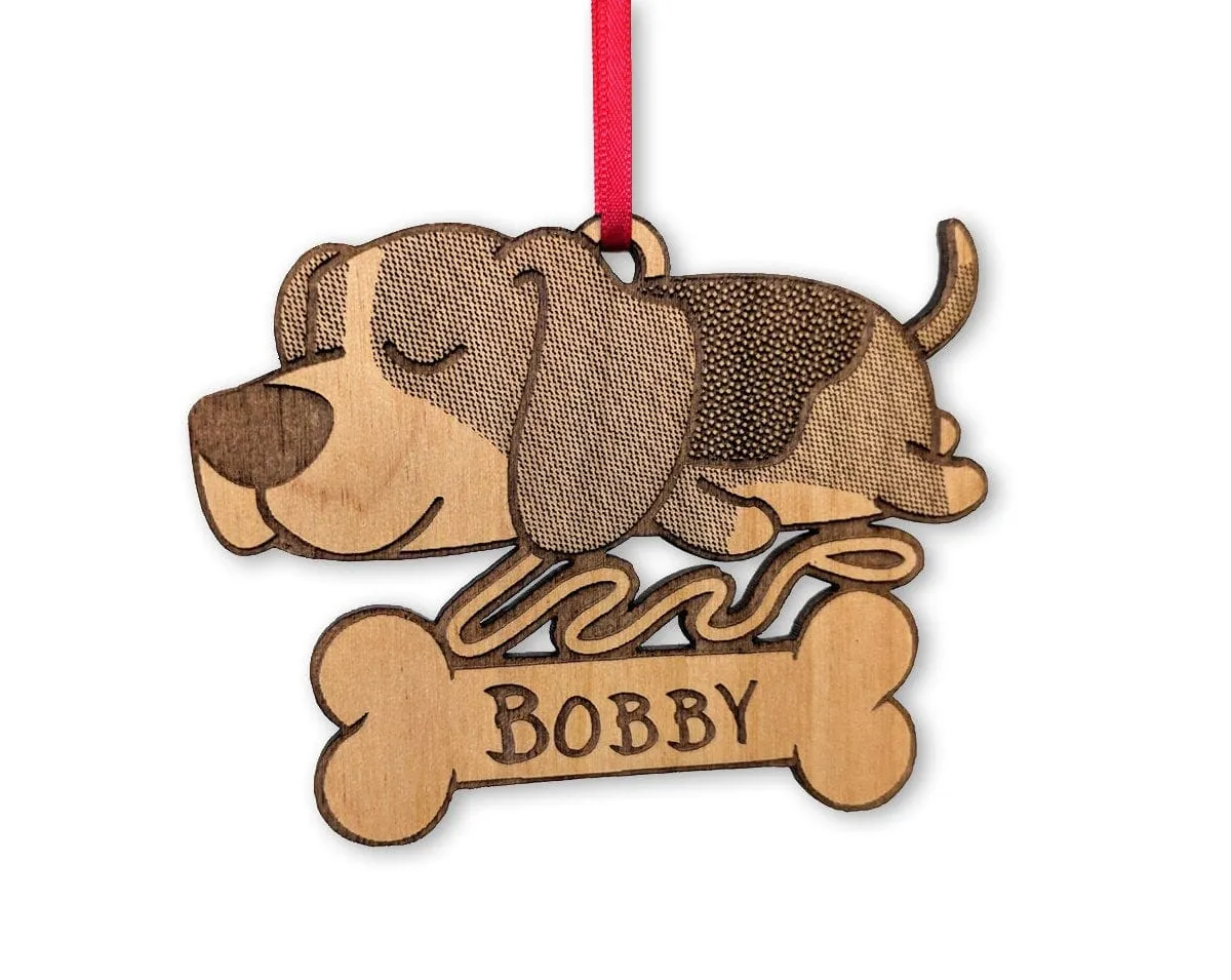Beagle Keepsake Best Friend Dog Ornament Puppies First Christmas Gift for Kids Rescue Adoption Present Idea from Parents Childs First Pet