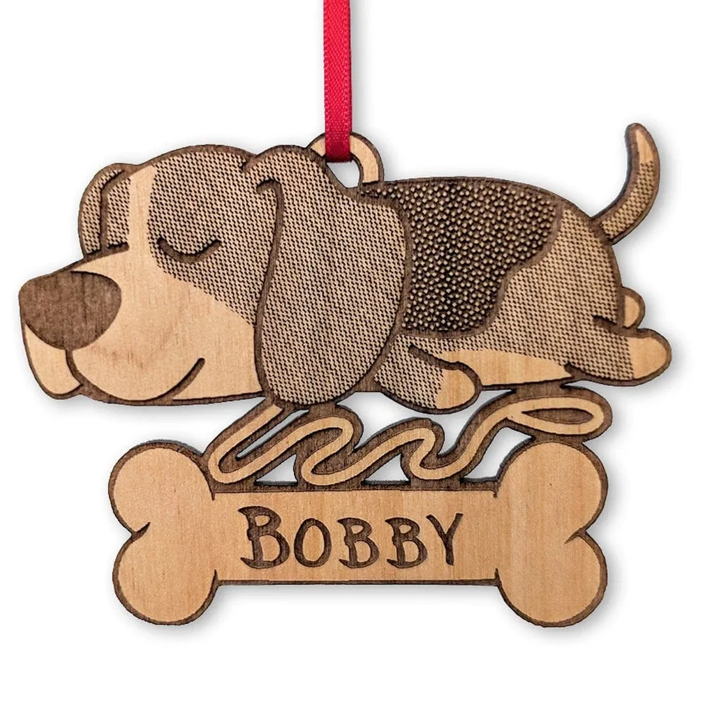 Beagle Keepsake Best Friend Dog Ornament Puppies First Christmas Gift for Kids Rescue Adoption Present Idea from Parents Childs First Pet
