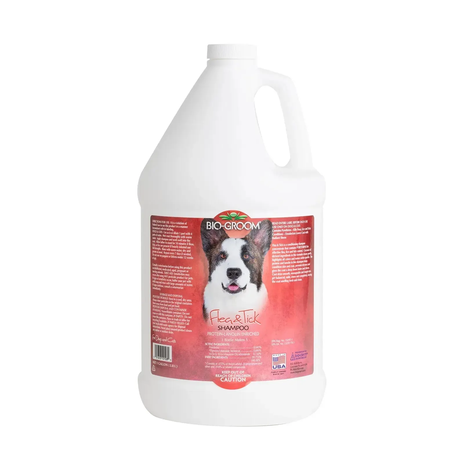 Bio-Groom - Flea & Tick Protein-Lanolin Enriched Shampoo for Dogs
