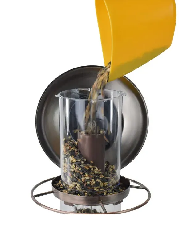 Bird Feeder - Two Tier Copper Panorama