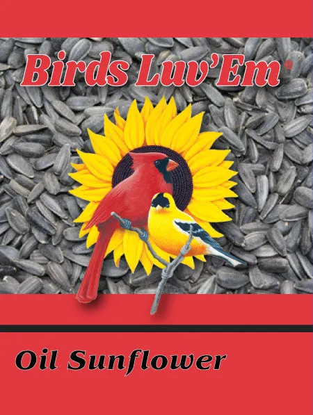 Birds Luv' Em Black Oil Sunflower