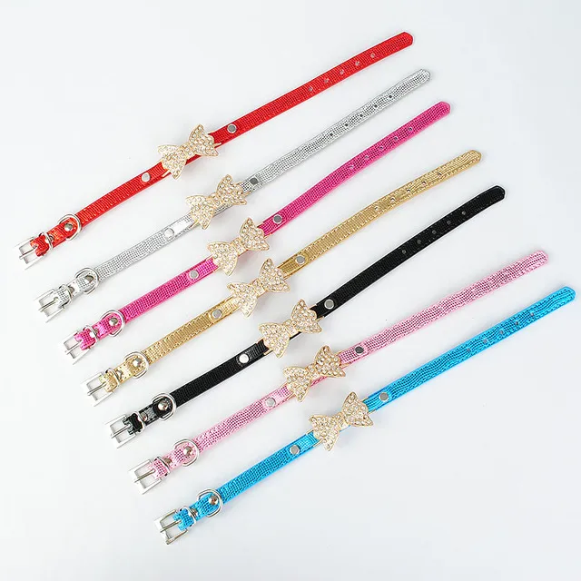 Bling Bowtie Dog Collar