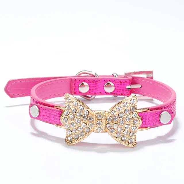 Bling Bowtie Dog Collar