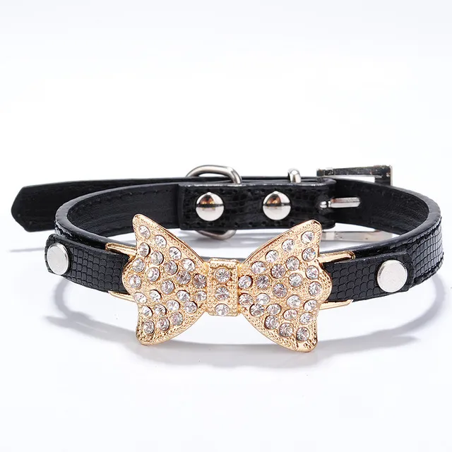 Bling Bowtie Dog Collar