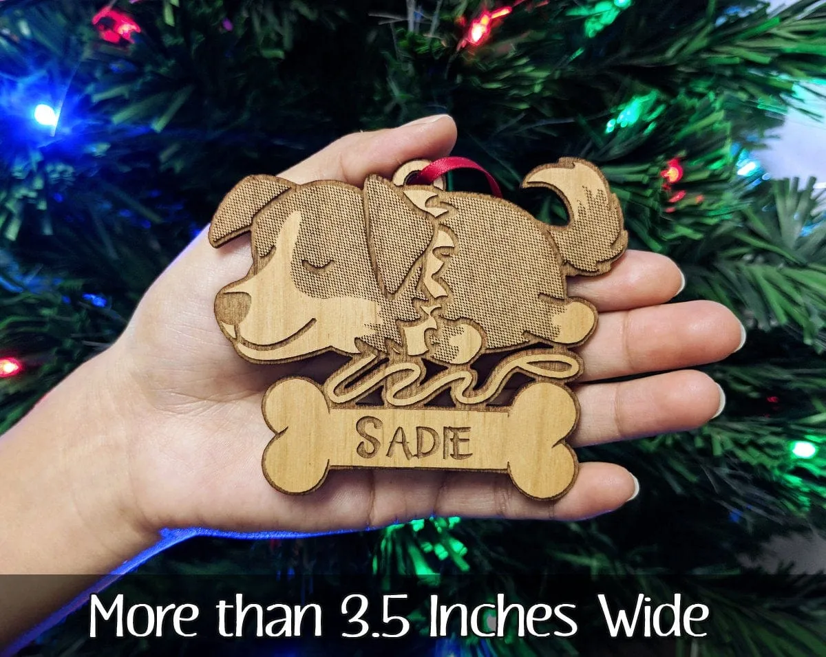 Border Collie Kids Christmas Ornament Gift Stocking Stuffer New Best Friend Pet Personalized with Name Puppy Tree Decoration Dog Adoption