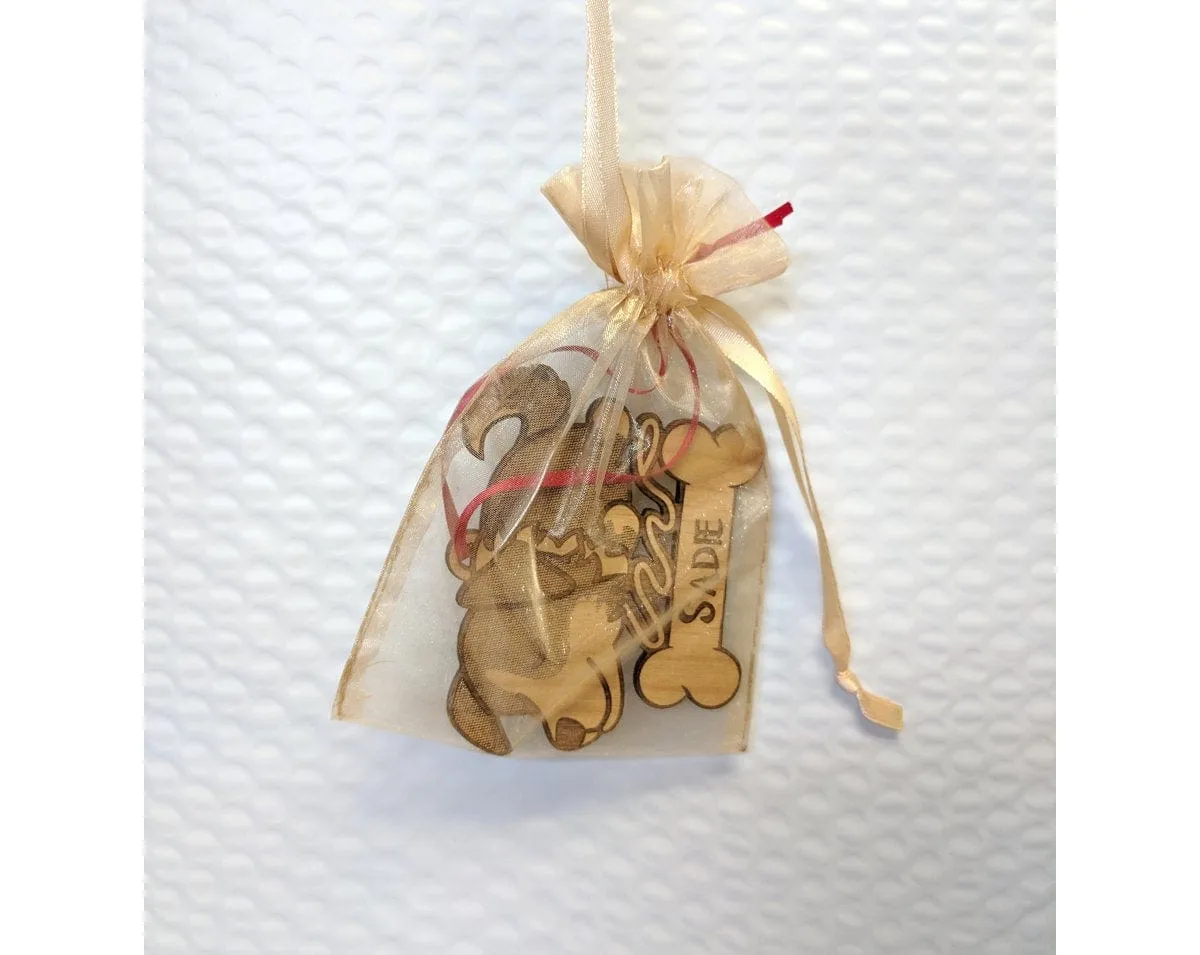 Border Collie Kids Christmas Ornament Gift Stocking Stuffer New Best Friend Pet Personalized with Name Puppy Tree Decoration Dog Adoption