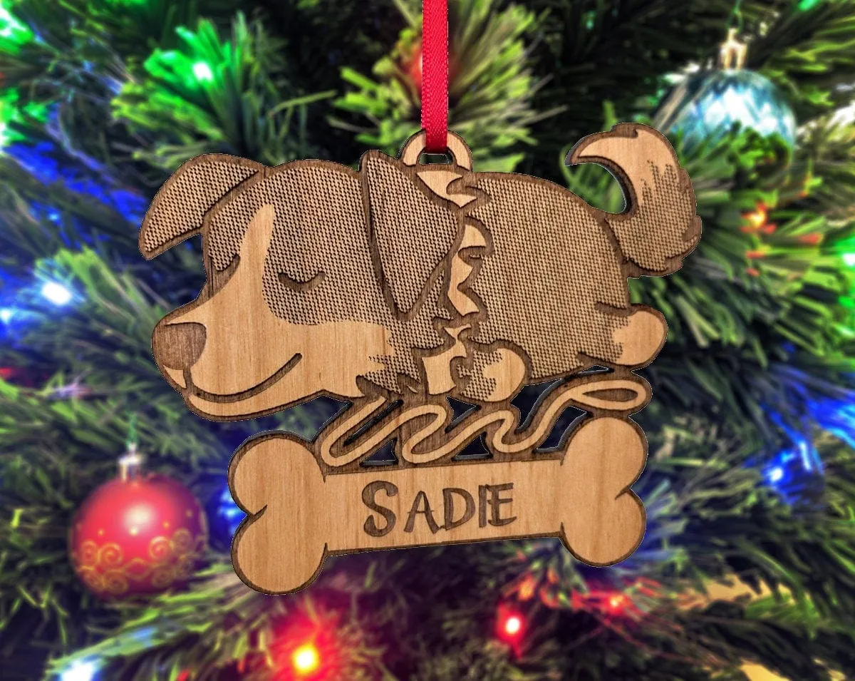 Border Collie Kids Christmas Ornament Gift Stocking Stuffer New Best Friend Pet Personalized with Name Puppy Tree Decoration Dog Adoption