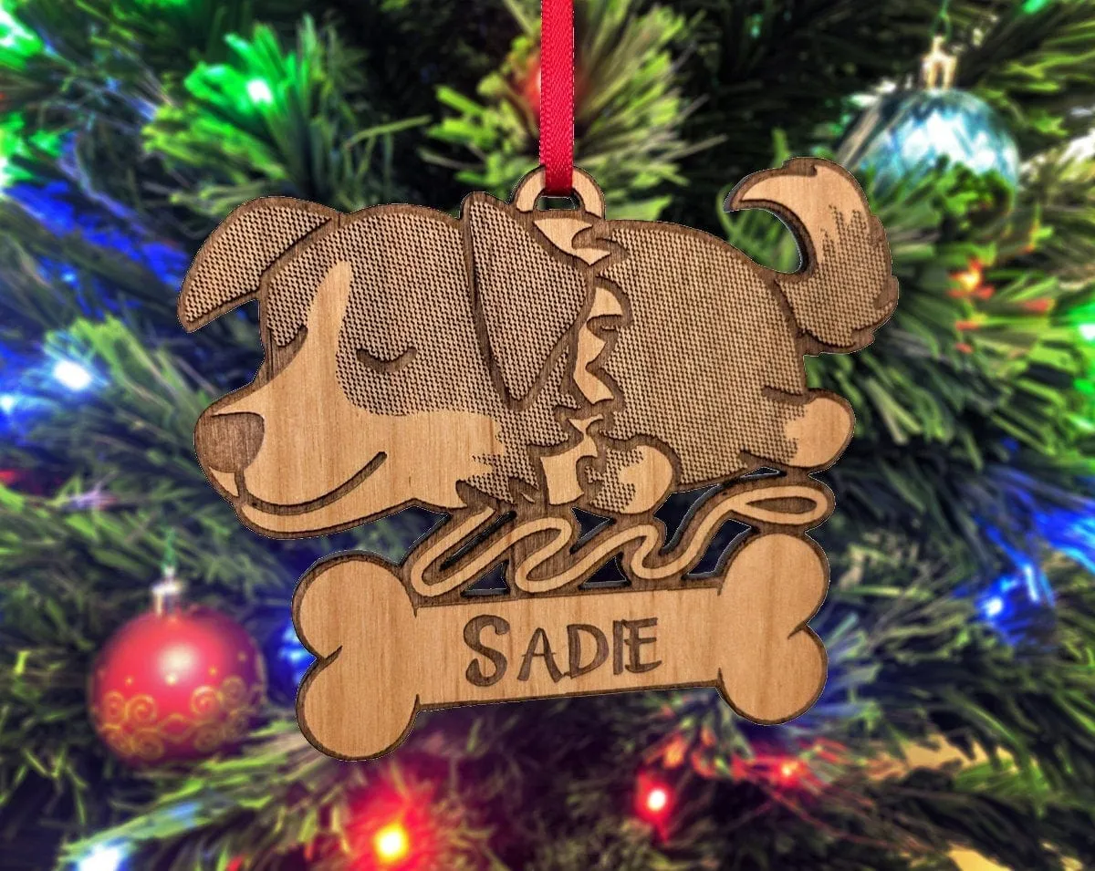 Border Collie Kids Christmas Ornament Gift Stocking Stuffer New Best Friend Pet Personalized with Name Puppy Tree Decoration Dog Adoption