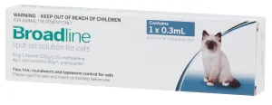Broadline Spot-On Solution For 0.8 - 2.5kg Cats