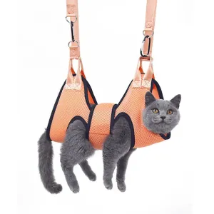 Cat Grooming Hammock - Anti-Scratch Restraint Bag for Trimming & Bathing