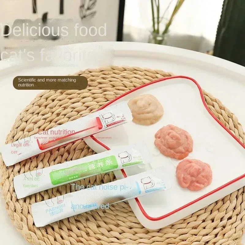 Cat Snacks Variety Pack 10 Wet Strips