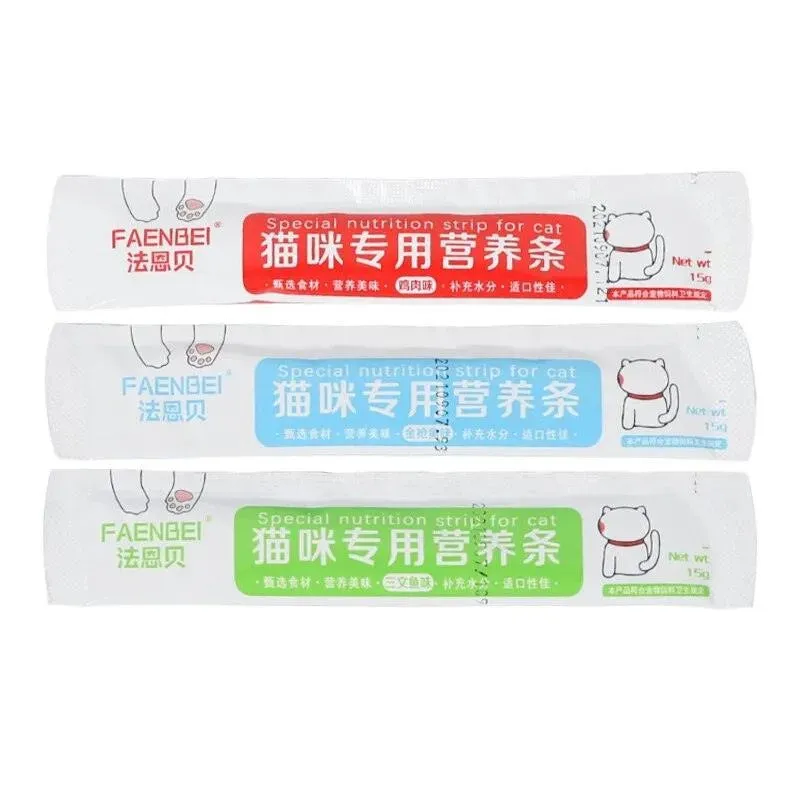 Cat Snacks Variety Pack 10 Wet Strips