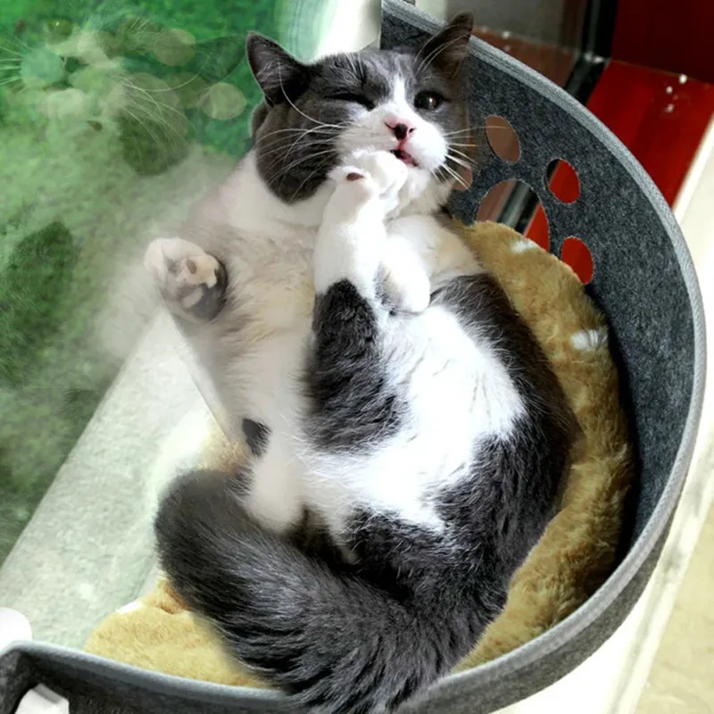 Cat Window Hammock with Strong Suction Cups – Cozy Pet Bed for Cats and Kittens