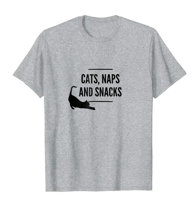 Cats, Naps & Snacks T-Shirt