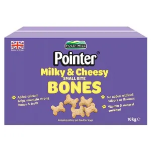 Chewdles Milky & Cheesy Small Bones Dog Biscuits 10kg