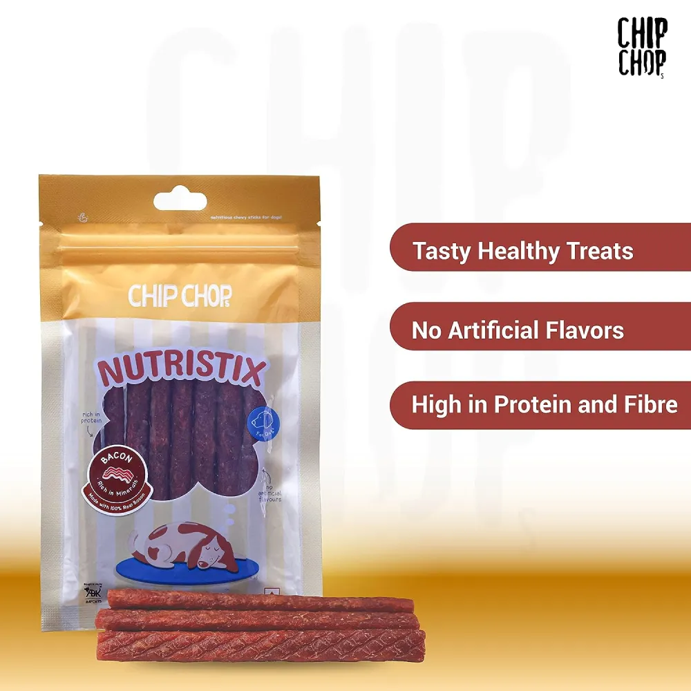 Chip Chops Duck, Blueberry and Bacon Nutristix Dog Treats Combo (3 x 70g)