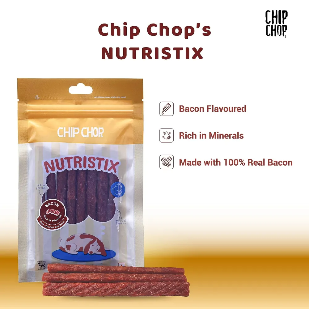 Chip Chops Duck, Blueberry and Bacon Nutristix Dog Treats Combo (3 x 70g)