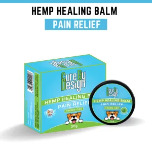 Cure By Design- Hemp Healing Balm for Pets – Pain Relief (100mg CBD)