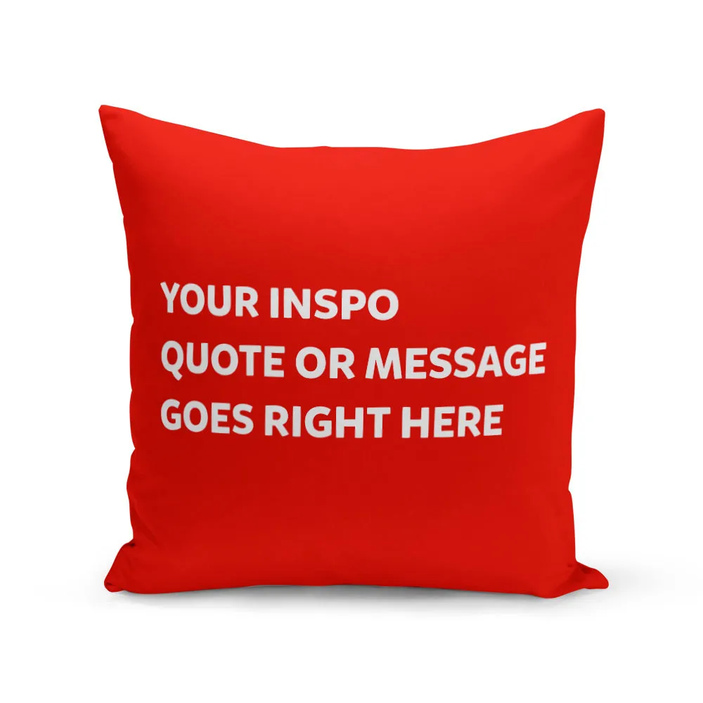Custom Quote Cushion