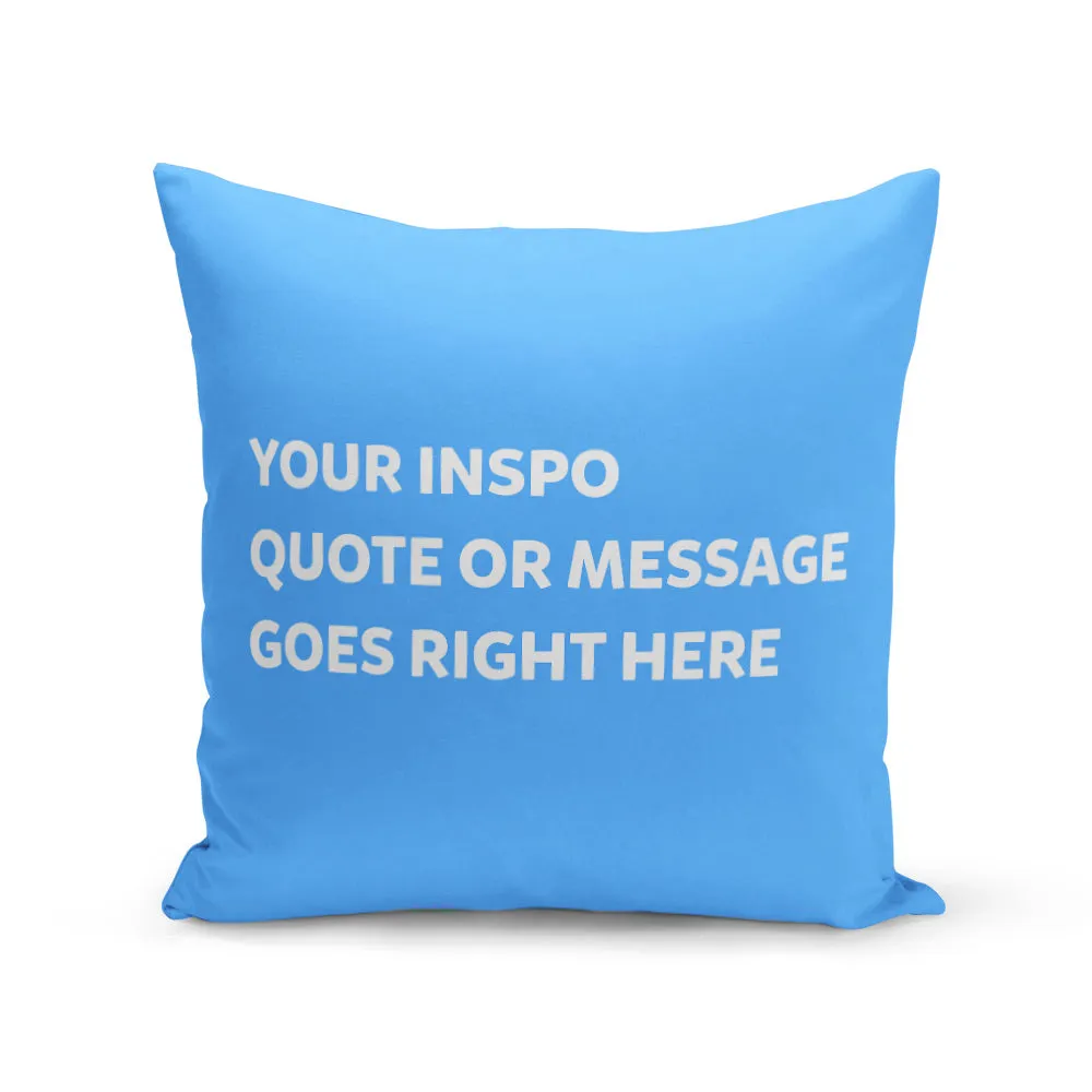 Custom Quote Cushion