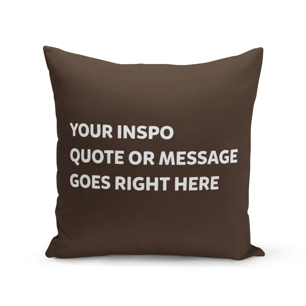Custom Quote Cushion