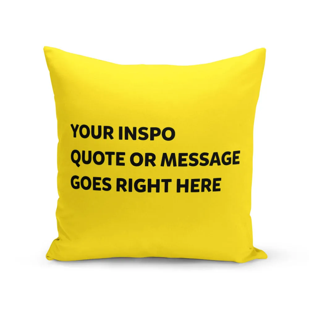 Custom Quote Cushion