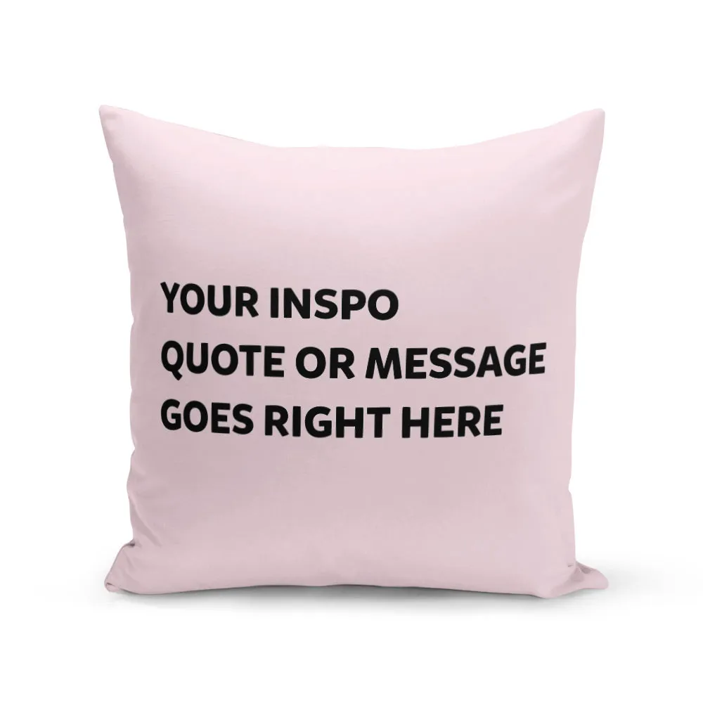 Custom Quote Cushion
