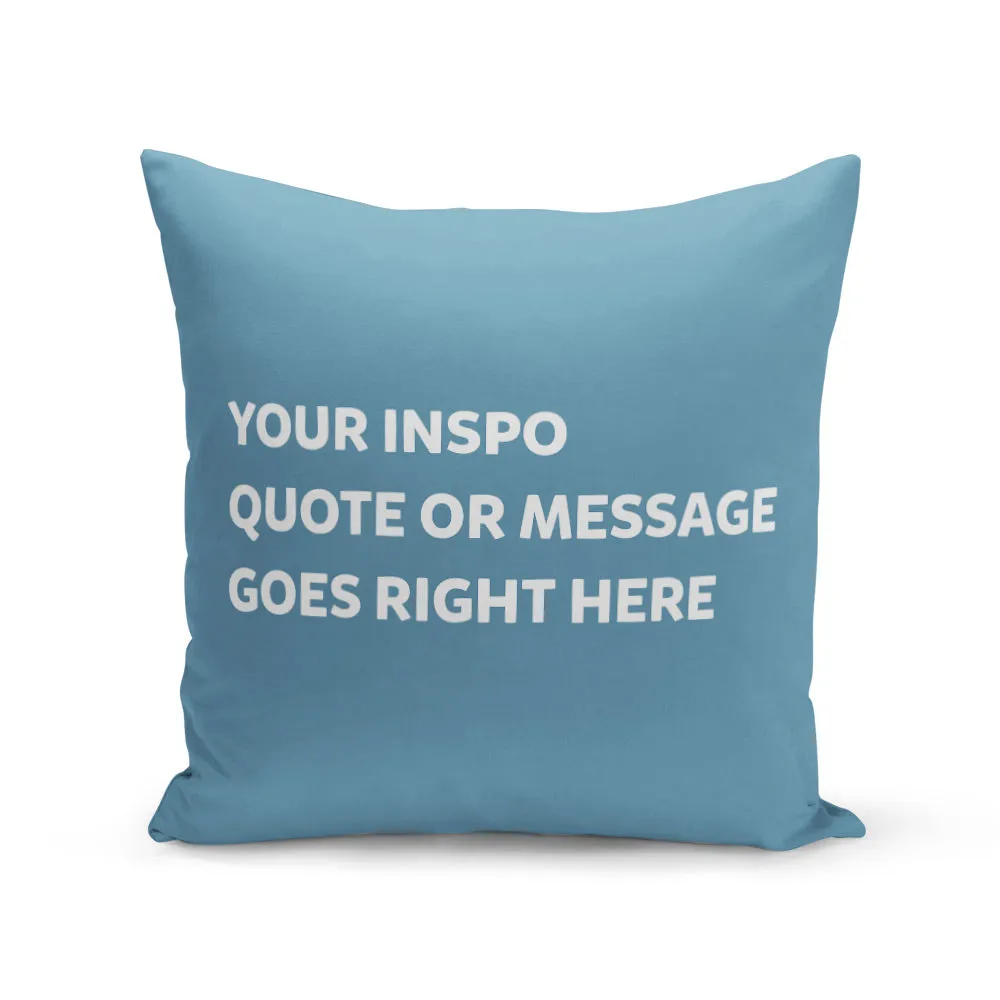 Custom Quote Cushion