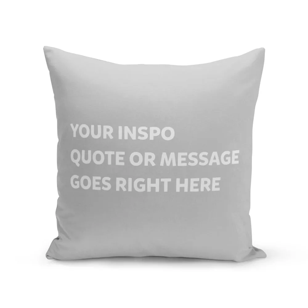Custom Quote Cushion