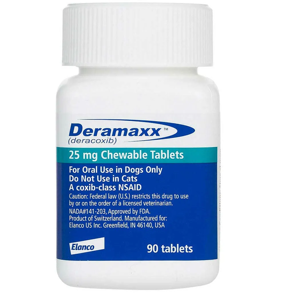 Deramaxx (deracoxib) Chewable Tablets, 25mg
