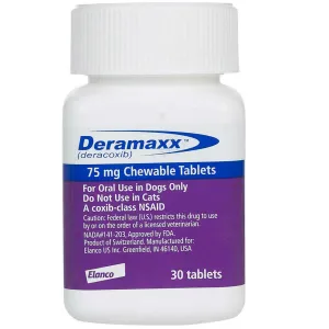 Deramaxx (deracoxib) Chewable Tablets, 75mg