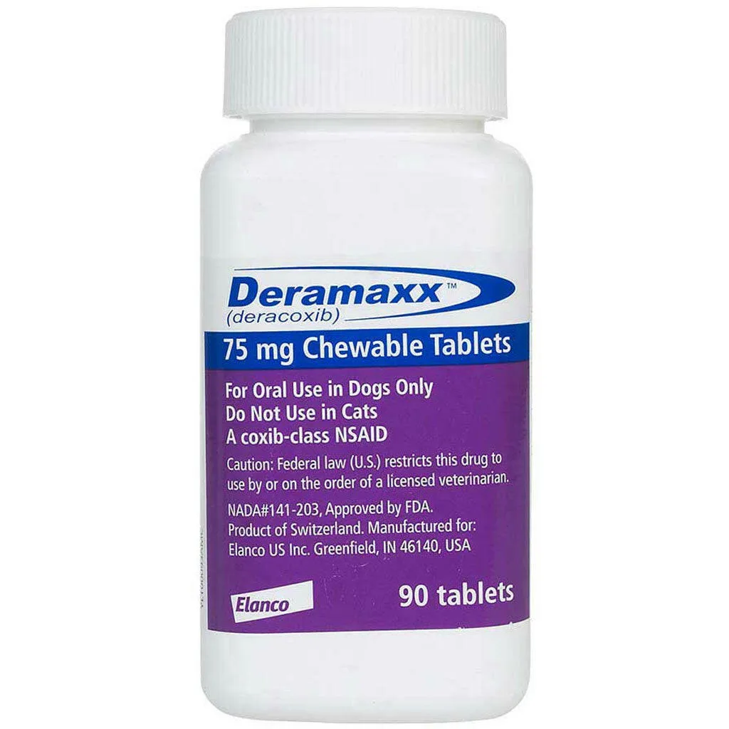 Deramaxx (deracoxib) Chewable Tablets, 75mg