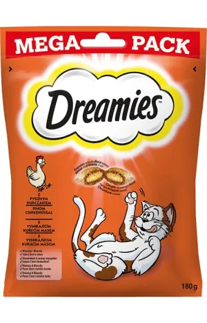 Dreamies 4008429092008 Dog / Cat Treat Snacks Chicken 180 G