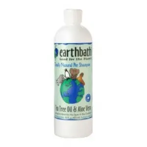 EarthBath Hot Spot Relief Shampoo Tea Tree Oil & Aloe Vera 16oz